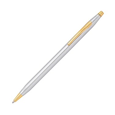 Cross Classic Century Refillable Ballpoint Pen, Medium Ballpen, Includes Luxury Gift Box - Medalist Chrome