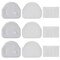 3 Pack Foam &amp; Felt Filters Kit Replacement for Shark Navigator NV100, NV100C,NV100 26, NV105, NV105 26, NV106, UV300,NV450,NV480,NV481,NV482 Upright Vacuum Cleaner, Replace Part # XFF450 &amp; XFL100