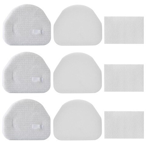 3 Pack Foam &amp; Felt Filters Kit Replacement for Shark Navigator NV100, NV100C,NV100 26, NV105, NV105 26, NV106, UV300,NV450,NV480,NV481,NV482 Upright Vacuum Cleaner, Replace Part # XFF450 &amp; XFL100