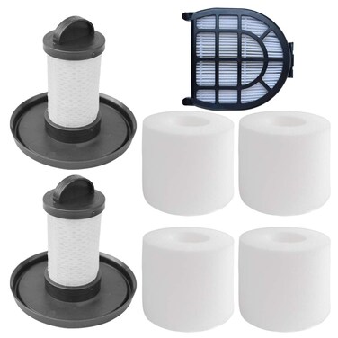 HEPA Filter,Foam &amp; Felt Filter Support Kit Compatible with Shark LZ600,LZ601,LZ602,LZ602C APEX Vacuums.Compare to Part # XFFLZ600 &amp; XHFFC600. (Combo Pack)