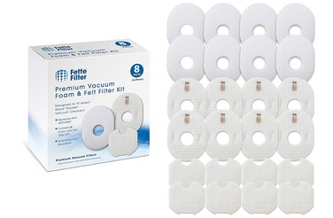Shark Rocket HV300, HV300W, HV301, HV302, HV303, HV305, HV308, HV310, UV450 Compatible Foam &amp; Filter Set - Replaces Shark Part XFFV300 (2-Pack)
