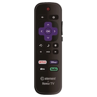 OEM Replacement Remote Control Compatible with All Element Roku TV Smart 4K Ultra HDTV &atilde;&euro;Only Works with Element Roku TV, Not for Roku Stick and Roku Box&atilde;&euro;&lsquo; (Netflix/Disney Plus/Apple TV+ / Hulu)
