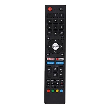 MATCOM New Smart TV Remote Control for CHIQ Smart TV U55H7A U58H7A U43H7A Controller with Aiwa Led Remote (GCBLTV02BDBIR) black