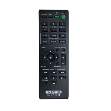 RM-ANP109 Replace Remote Control for Sony AV System Replace Remote Control HT-CT260HP SA-CT260 SA-CT260H