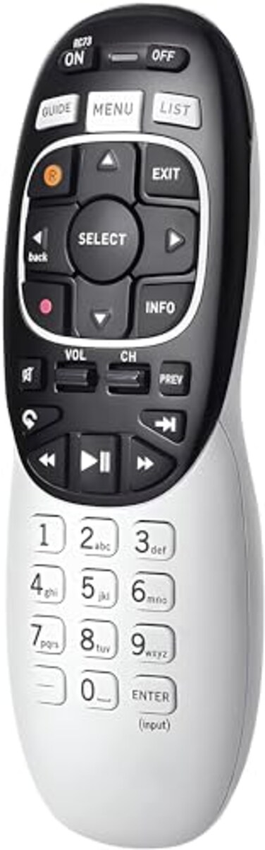 Buck AT&amp;T DirecTV RC73 IR/RF Universal Wireless Genie Remote Control Replacement, Compatible with DirecTV HR20/HR21/HR34/HR44/HR54 DVR Satellite Dish Receiver