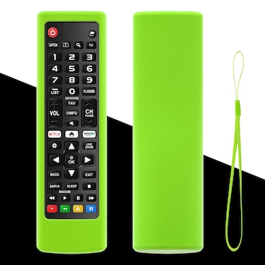 Rimous Remote Control AKB75375604 AKB75095307 Compatible with All LG LCD LED HDTV 3D OLED Plasma UHD 4K Webos Smart TV,Remote Control Replacement for LG TV with Remote Case Cover(Glow Green)