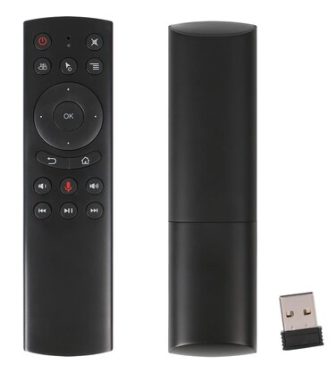 G20S Voice Remote Control,2.4G Wireless Voice Control Sensing Air Remote Mouse with IR Learning for Nvidia Shield(Versions Before 2019),PC,Projector,Smart TV,Android TV Box