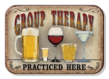 Desperate Enterprises Group Therapy Refrigerator Magnet - Funny Magnets for Office, Home &amp; School - Made in The USA