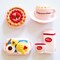 Pink Aesthetics Home Decoration Magnet, 4 Pink Fridge Magnets, Cute Pink Kitchen Appliances with Strong Magnets for Kitchen Home Class Office Decor