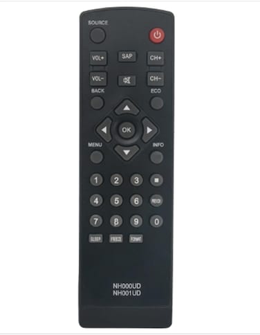 New Remote NH000UD NH001UD Compatible with Emerson Sylvania TV LC320EM2F LC401EM2 LC370EM2
