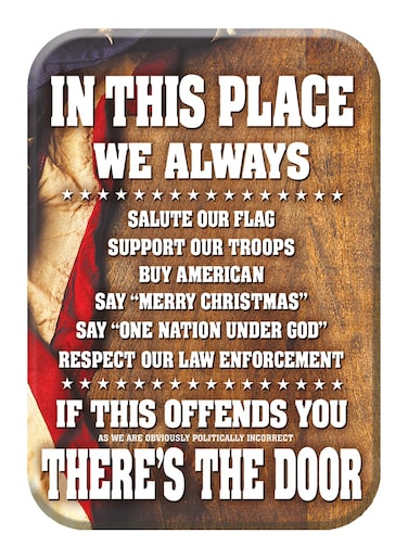 Desperate Enterprises in This Place Refrigerator Magnet - Funny Magnets for Office, Home &amp; School - Made in The USA