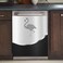 Flamingo Dishwasher Magnetic Decorative Cover Kitchen Dishwashers Magnet Cover Stainless Steel Pattern Magnetic Appliance Covers Vinyl Panel Home Decal 23&amp;quot; x 26