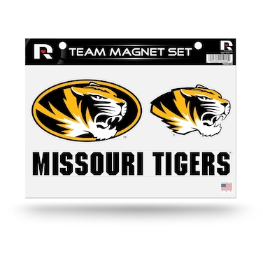 Rico Industries NCAA Missouri Tigers Die Cut Team Magnet Set Sheet