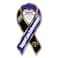 Support Law Enforcement Blue/Black 2-in-1 Ribbon Magnet by Magnet America Is 8" x 3.875" Made for Vehicles and Refrigerators