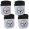 NFL Siskiyou Sports Fan Shop Pittsburgh Steelers Chip Clip Magnet with Bottle Opener 4 pack Team Color