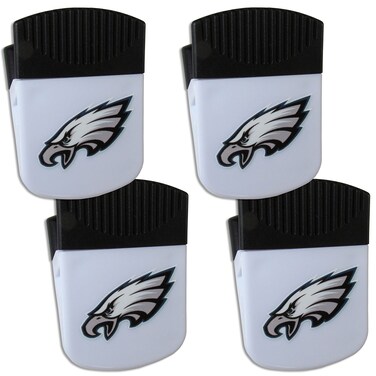 NFL Siskiyou Sports Fan Shop Philadelphia Eagles Chip Clip Magnet with Bottle Opener 4 pack Team Color