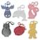 funflector Safety Reflector - Moose - Yellow - 2-Pack