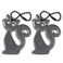 funflector Safety Reflector - Halloween Cat - Black - 2-Pack