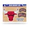 Rico Industries NBA Chicago Bulls Die Cut Team Magnet Set Sheet , 8.5 x 11