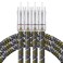 Viborg Audiocrast A52 HI-End 6N OFC Copper RCA to RCA Audio Cable Home Theater DVD 2RCA HiFi Cable CD Amplifier (1M)