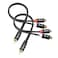 Devinal RCA Y Cable, 1 Male to 2 Female RCA Splitter, subwoofer Splitter Adapter Gold Plated 10 inch