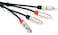 Hosa HRR-003X2 Pro Stereo Interconnect Dual RCA Cable - 3 foot