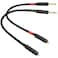 CESS-112-1f RCA to 1/4" TS Audio Patch Cable, 12 Gauge, 2 Cables (1 Foot)