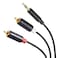 BENFEI RCA to Audio Cable, 3.5mm to 2-Male RCA Stereo Cable - 6 Feet