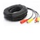 priaolker 33FT/10M 2 in 1 RCA HD Video AV Extension Cable, RCA+ DC Power Extension Cable, for CCTV Surveillance Camera Car Reverse Camera Video and Audio Cable - (1 pcs)