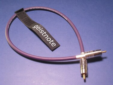 Geistnote's Apogee Wyde Eye 75&Icirc;&copy; S/PDIF (RCA) Cable ~ WE-RR (0.5m)