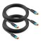 BlueRigger RCA Audio Subwoofer Cable (8FT - 2 Pack, Dual Shielded with Gold Plated RCA to RCA Connectors) &acirc;&euro;&ldquo; for Subwoofer, Amplifier, Home Theater