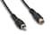 Cablelera Standard RCA Composite Video Cable M/F, 6', 28AWG Audio Cable, Black (ZCAAFFMF-06)