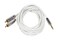 Monoprice Audio Cable - 10 Feet - White   Stereo Male to RCA Stereo Male Gold Plated Cable for Mobile