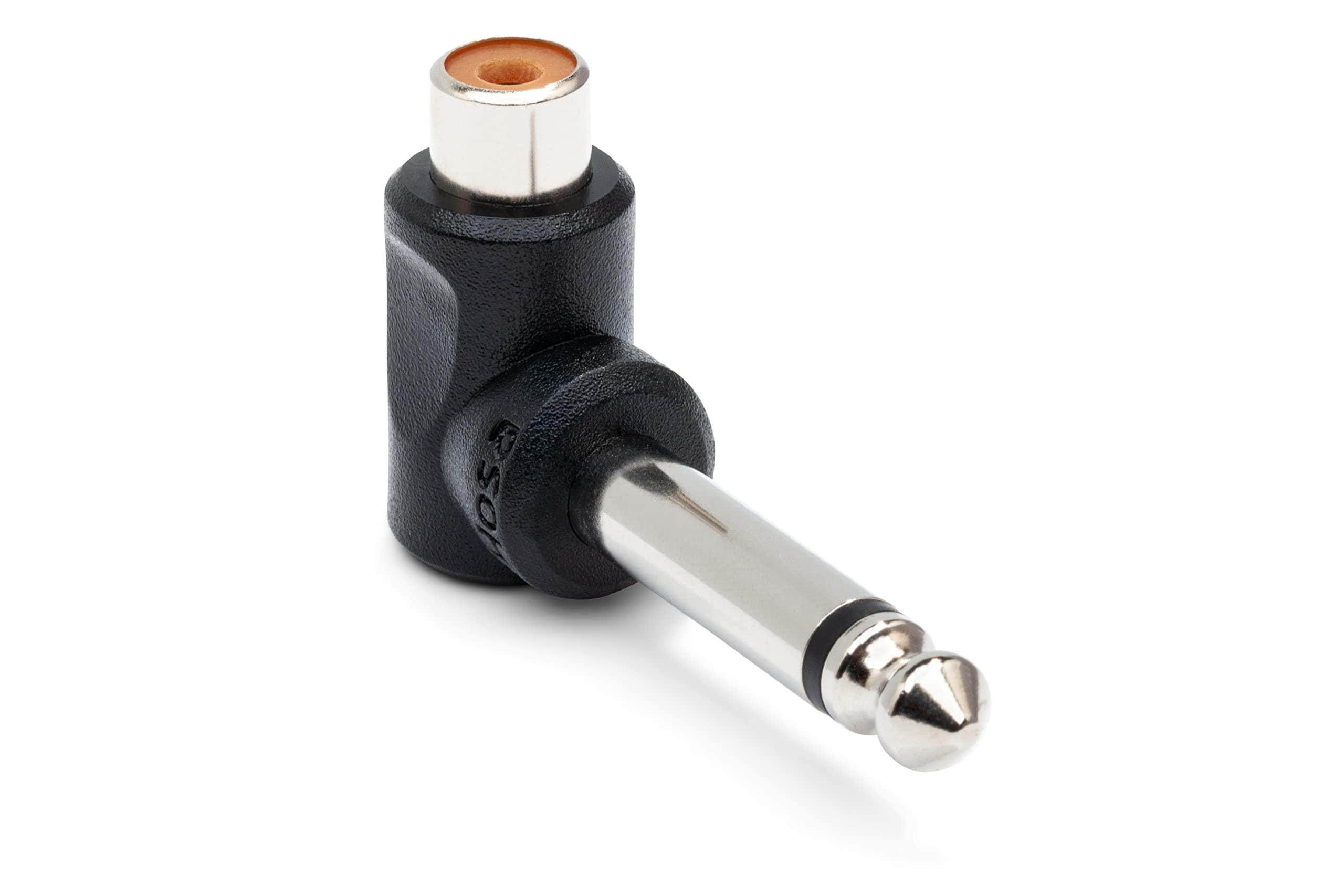 هوسا Hosa gpr-123 Rca To 1-4 Ts Right Angle Adaptor rca