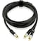 Mediabridge&acirc;&bdquo;&cent; Ultra Series RCA Y-Adapter (15 Feet) - 1-Male to 2-Male for Digital Audio or Subwoofer - Dual Shielded with RCA to RCA Gold-Plated Connectors - Black - (Part# CYA-1M2M-15B)