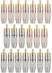 Elechood 20Pack RCA Male Plug Solder, Gold Audio Video Cable Adapter Connector for Speaker Wire Wall Plate Home Theater Audio Video Receiver Amplifiers and Sound Systems