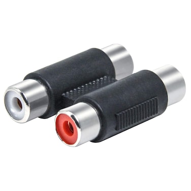 RCA Female Adapter, RCA Female to Female Coupler Audio Video Cable Extension for Amplifier, Subwoofer