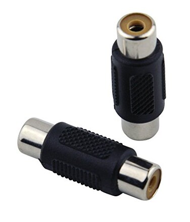 Pig Hog PA-2RCAF RCA Coupler, 2 Pack