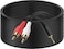 PASOW 3.5mm Stereo Male to 2RCA Male (Right and Left) RCA Audio Cable (50 Feet)