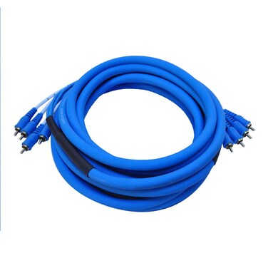 Seismic Audio Speakers 4 Channel RCA Audio Snake Cable, 20 Feet