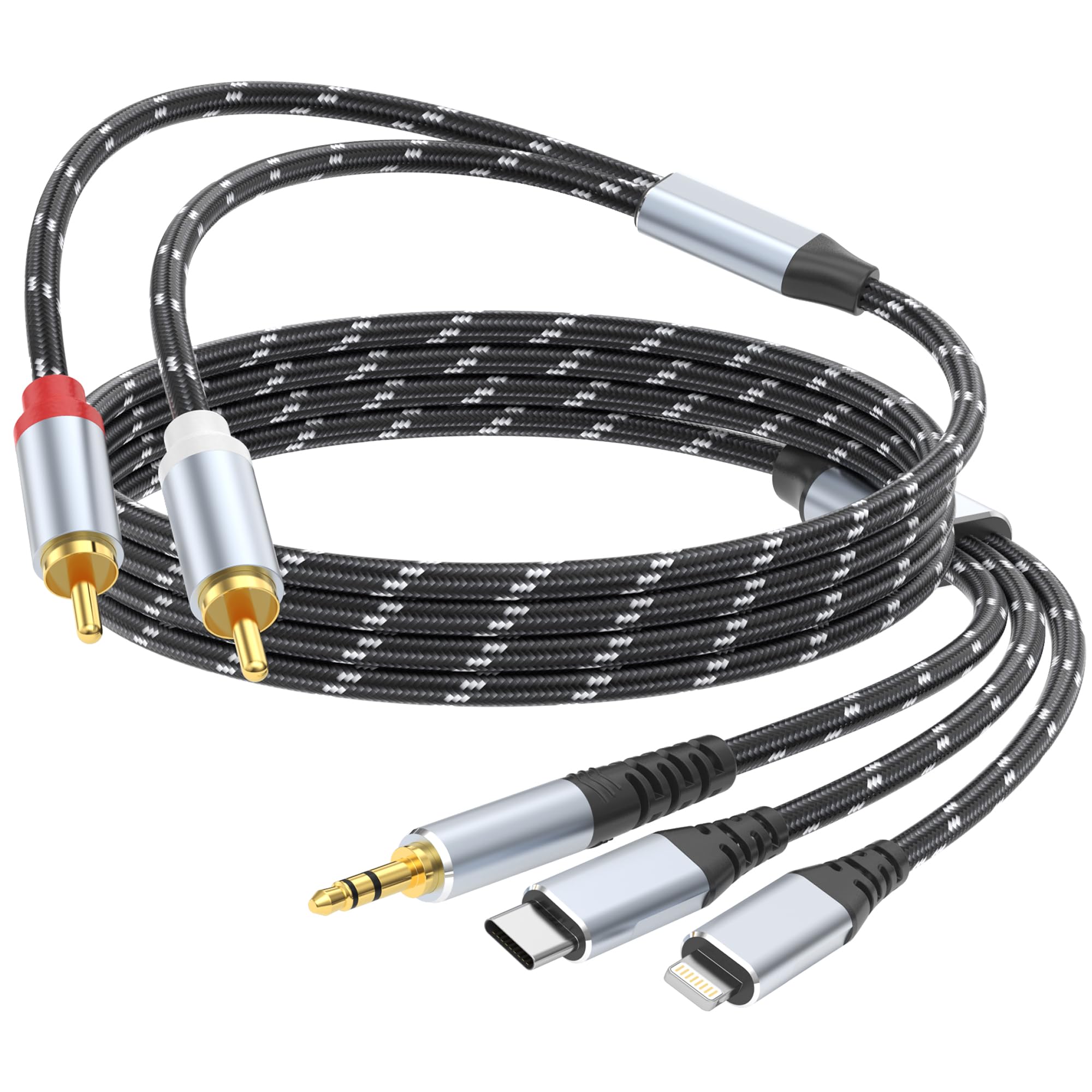دي سي نيتورك Dcnetwork 3 To Rca Cable 3.5 MM 6 FT