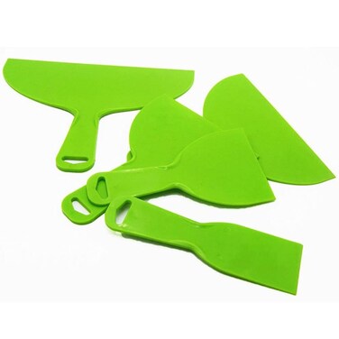 Plastic Putty Knife Scraper, Plastic Scraper Tool, Putty Scraper,for Spackling, Wallpaper Scraper Plastic, Spatula Scraper, Spackle Tools(10pcs) (4inch)