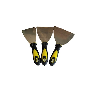 Stainless Steel Putty Knife, Spackle Knife, Batching Tool Paint Tool Cleaning Shovel Wall Caulking Mud Scraper Thickening for Drywall Putty Decals Wallpaper (3 Pack, 5&acirc;&euro;, 4&acirc;&euro;, 3&acirc;&euro; Wide)