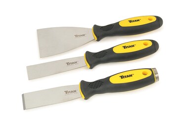 Titan 17000 Scraper and Putty Knife Set - 3 Piece, pink