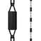Rain Chains Direct - Manicotti Rain Chain - 8.5 FT - Durable Black Powder-Coated Aluminum - Premium Rain Chains for Gutters