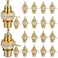DIYhz 20Pcs Audio Terminal Jack Panel Mount RCA Lotus Head Welding Female Socket Connector (10Pcs Black + 10Pcs Red)