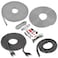 Belva True 4 Gauge AWG Premium CCA Complete Amplifier Wiring Kit with OFC 2-Channel RCA Cable - BAK42BK Gray