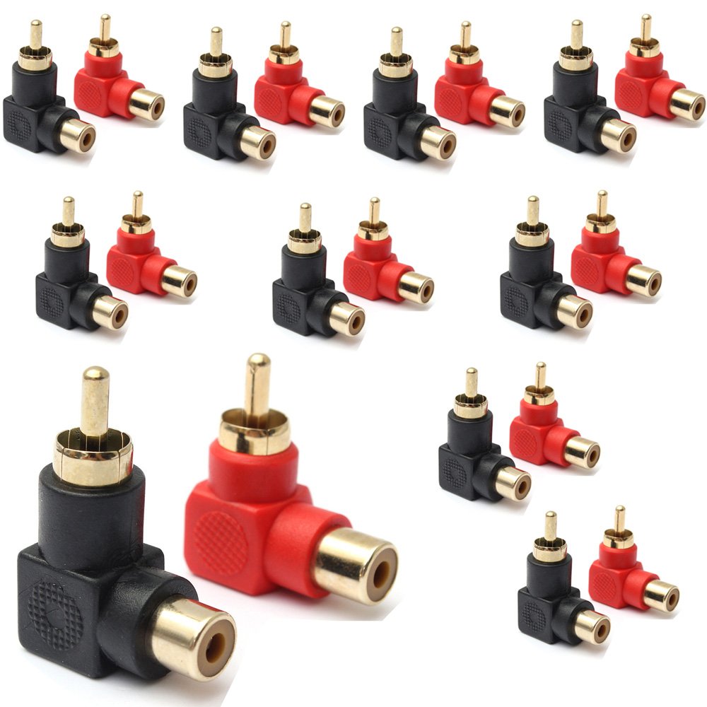 Exgoofit Exgoofit Rca Male To Rca Female Connector rca