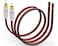 (2 Pack Speaker Bare Wire Cables to RCA Plugs Adapter Repair Speaker Cord, Heavy 14 Gauge Speaker Wire to RCA Connector for Speakers Amplifier TV Subwoofer - 14AWG,1Ft