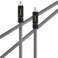 Preffair Audiophile 75 Ohm Digtal Coaxial RCA Cable 6N OCC Copper Multiple Shielded Audio RCA Wire with Silver Plated RCA Connector for Subwoofer Turntable Amplifier. (1.7 Feet/0.5M)